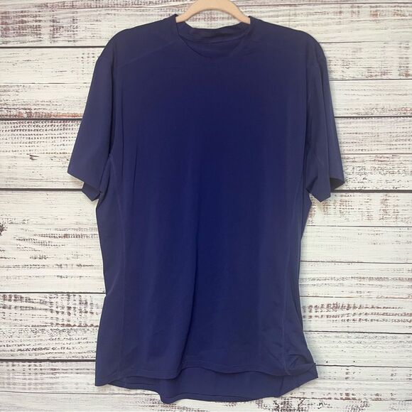 Arc’teryx Phase Crewneck Base Layer Active Tee Mens XL Blue Purple READ FLAW - Picture 1 of 6